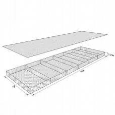 Габион ГСИ-М-6,0х2,0х0,23-С80-3,0/4,0-ЦП